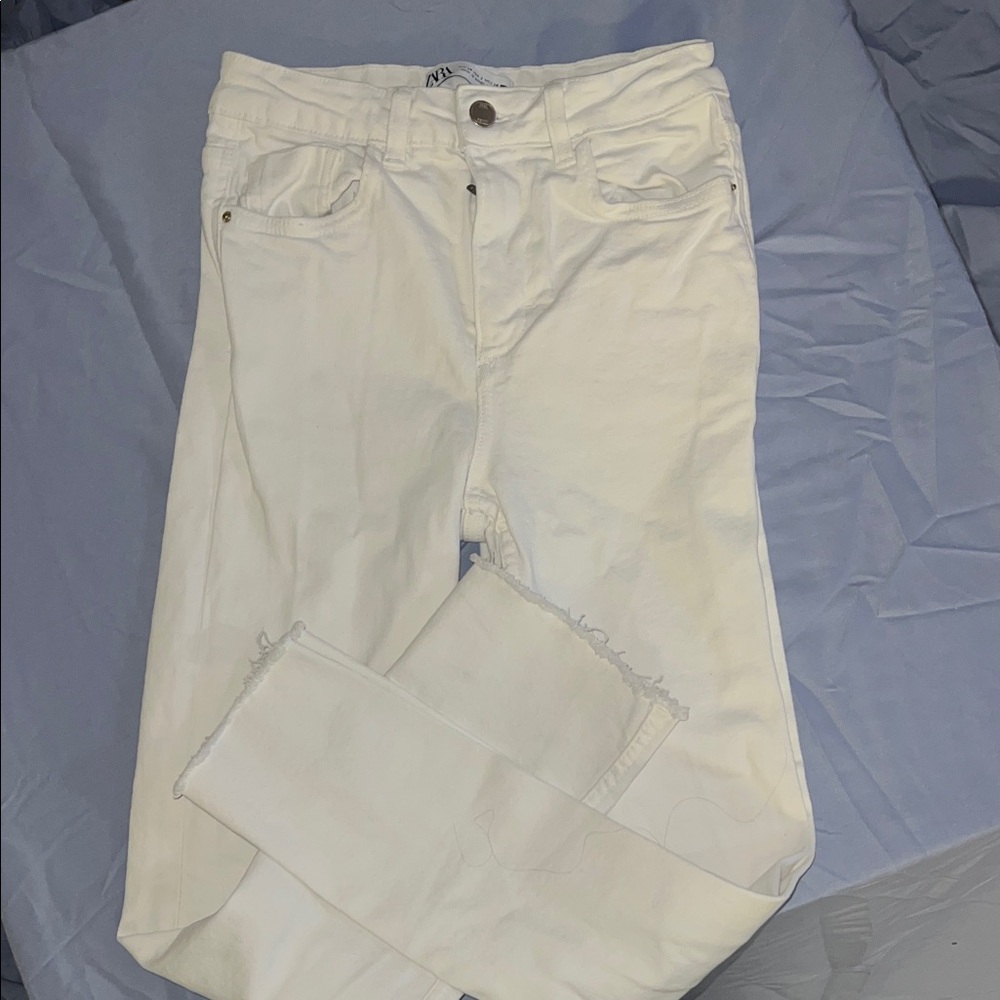 Women's Zara White Jeans